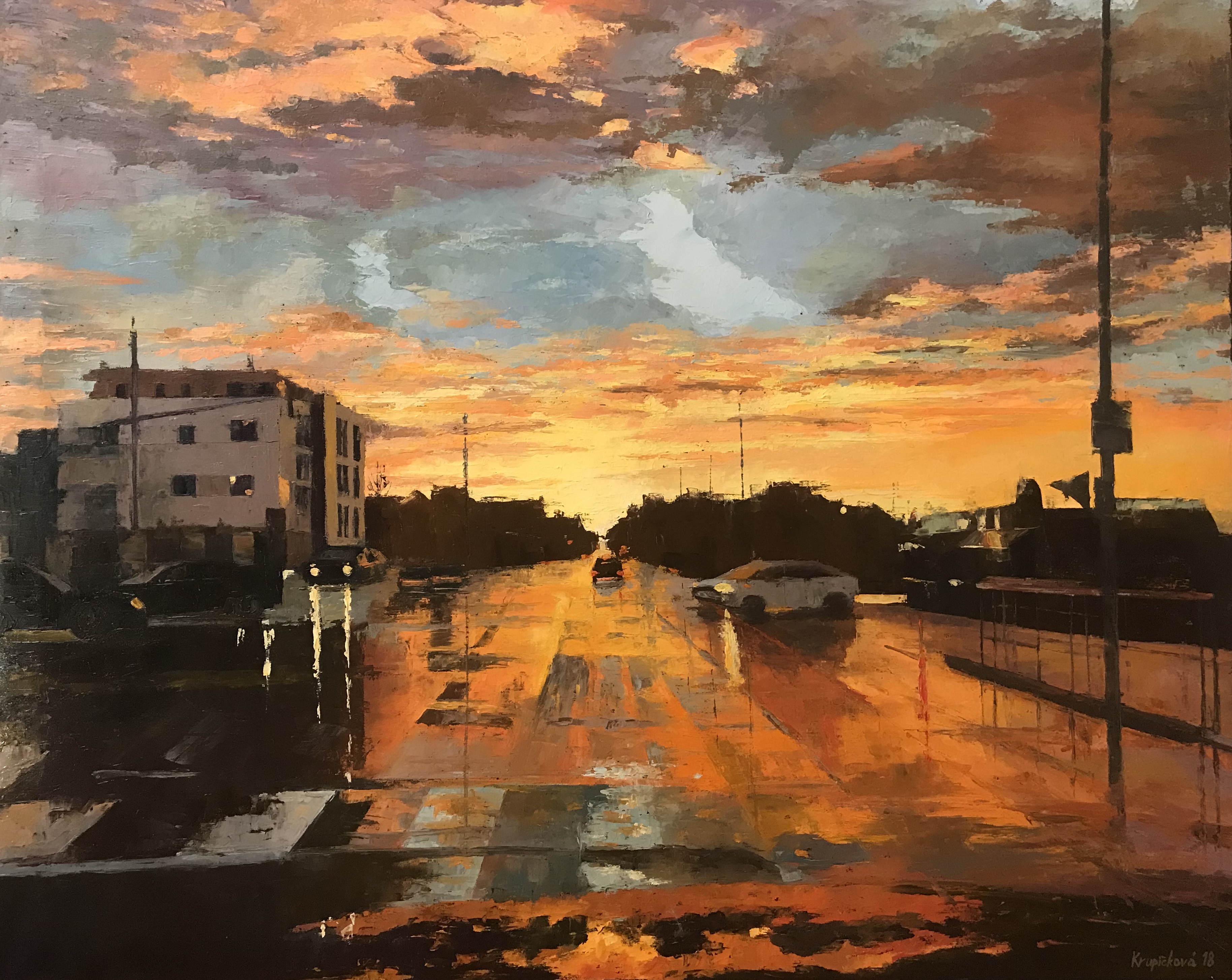 Sunset Street View Martina Krupičková